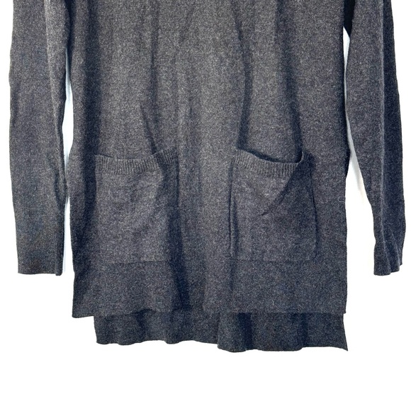 Madewell 100% Cashmere Gray Pullover Pocket Sweater Sz S - Picture 5 of 15